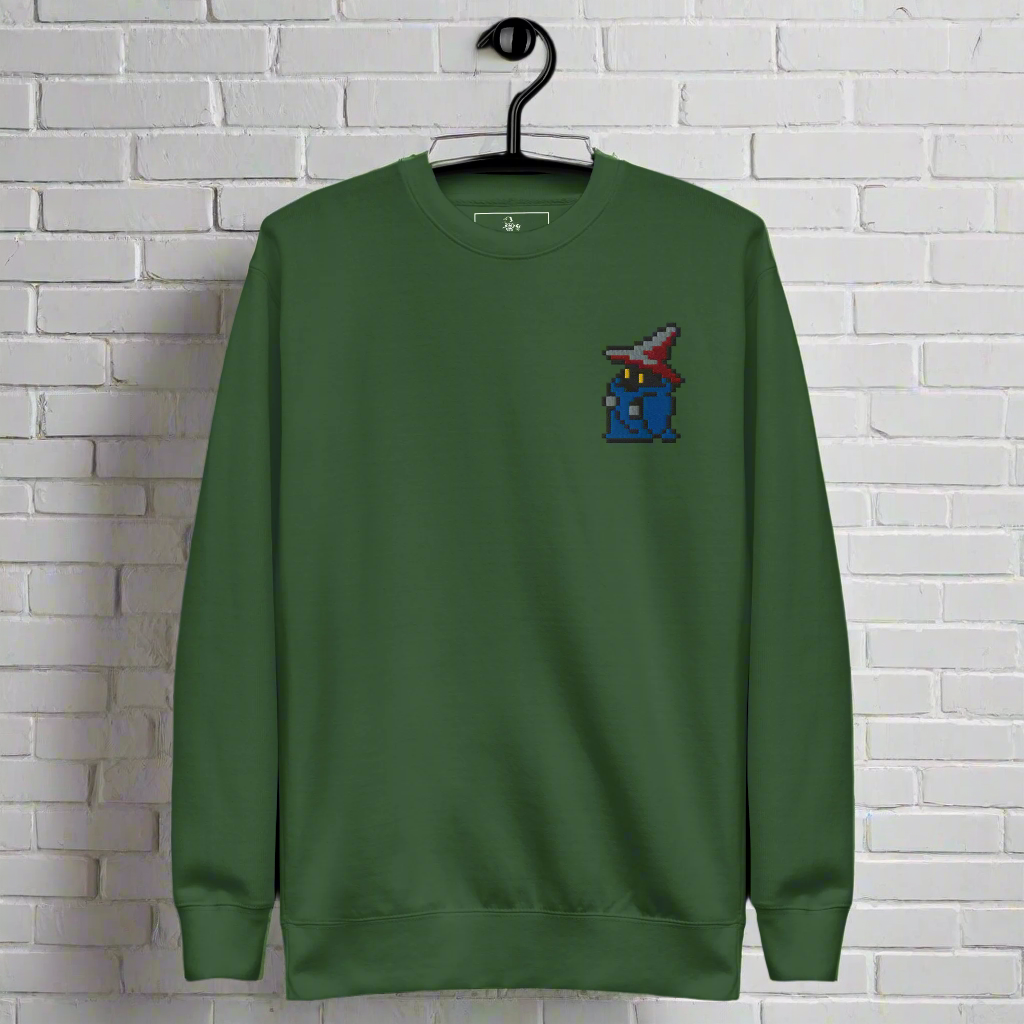 Black Mage | Unisex Soft-Wash Sweatshirt | Embroidered - Syntax & Alchemy