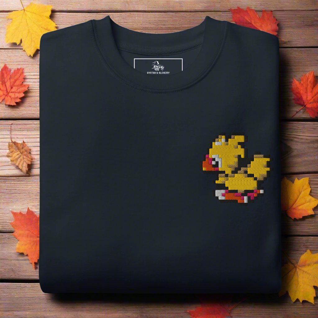 Chocobo | Unisex Soft-Wash Sweatshirt | Embroidered - Syntax & Alchemy