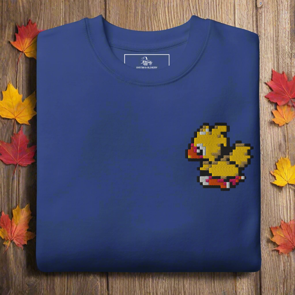 Chocobo | Unisex Soft-Wash Sweatshirt | Embroidered - Syntax & Alchemy