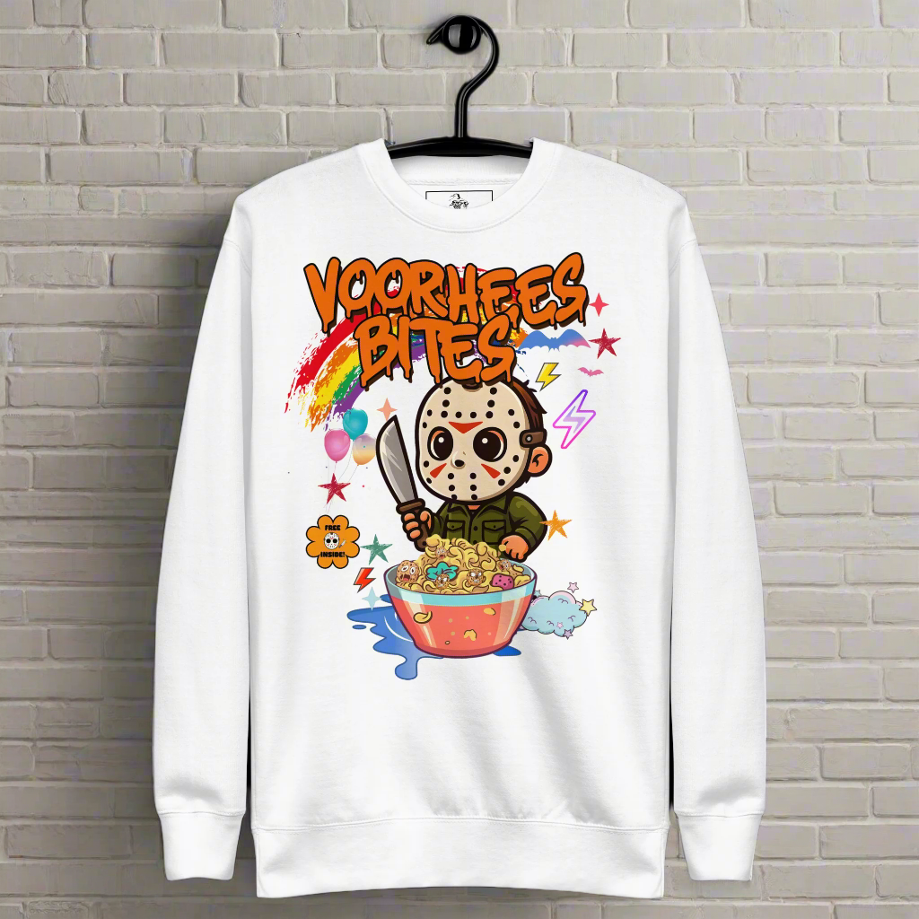 Voorhees Bites | Unisex Soft-Wash Sweatshirt - Syntax & Alchemy