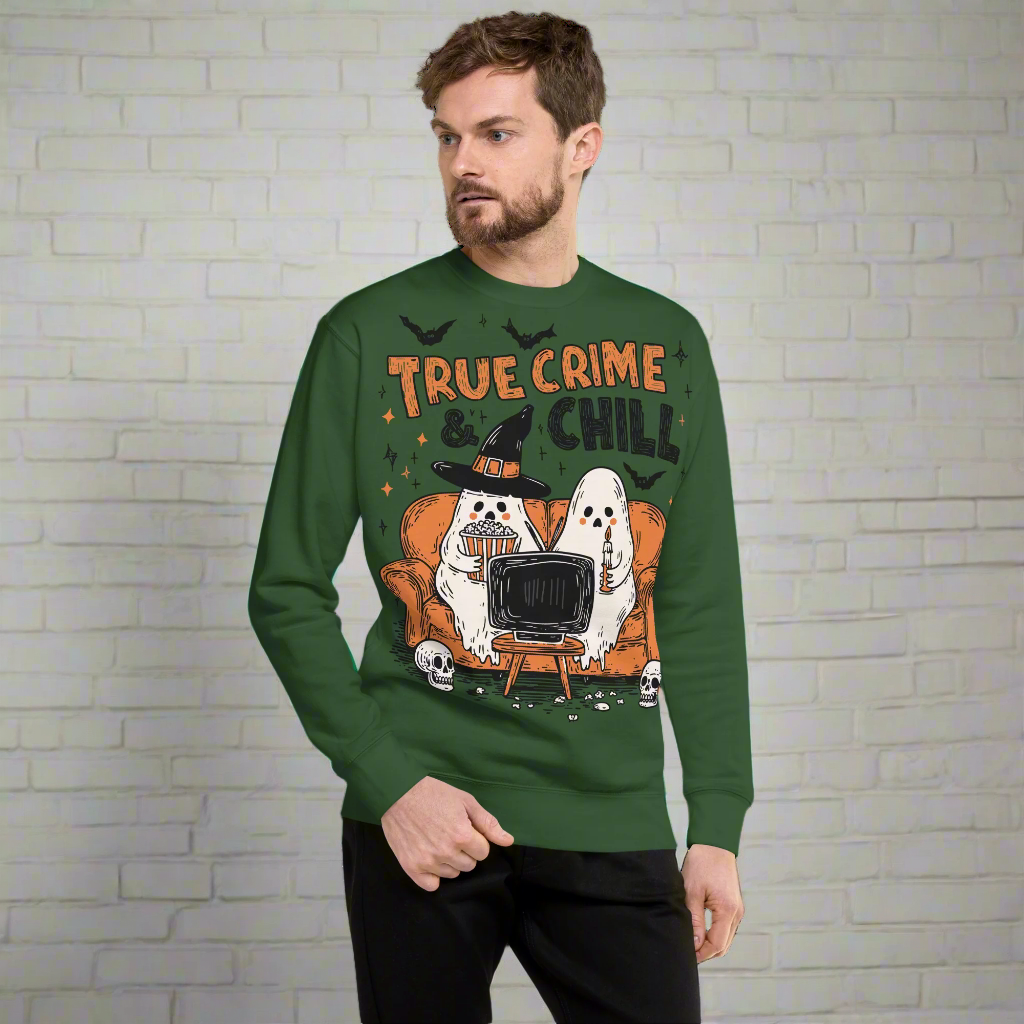 True Crime & Chill | Unisex Soft-Wash Sweatshirt - Syntax & Alchemy