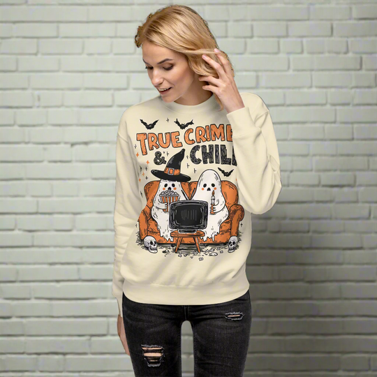 True Crime & Chill | Unisex Soft-Wash Sweatshirt - Syntax & Alchemy