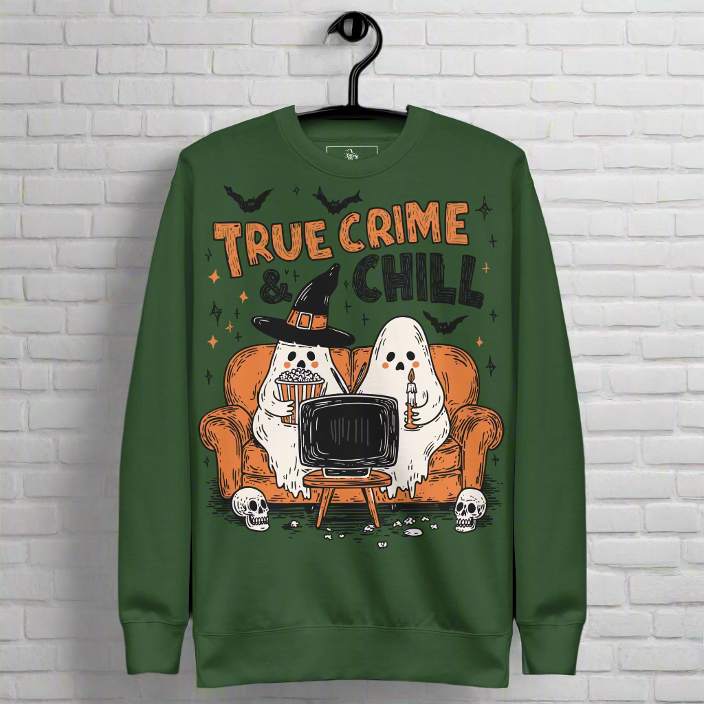 True Crime & Chill | Unisex Soft-Wash Sweatshirt - Syntax & Alchemy