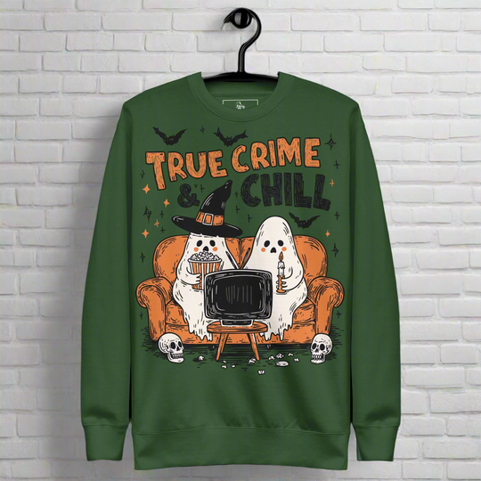 True Crime & Chill | Unisex Soft-Wash Sweatshirt - Syntax & Alchemy