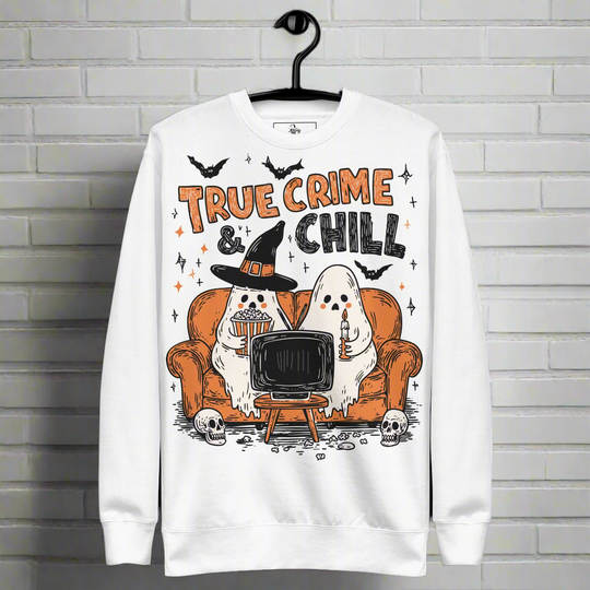 True Crime & Chill | Unisex Soft-Wash Sweatshirt - Syntax & Alchemy