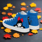 Kiki Red Bow | Women & Girls High Top Sneakers - Syntax & Alchemy
