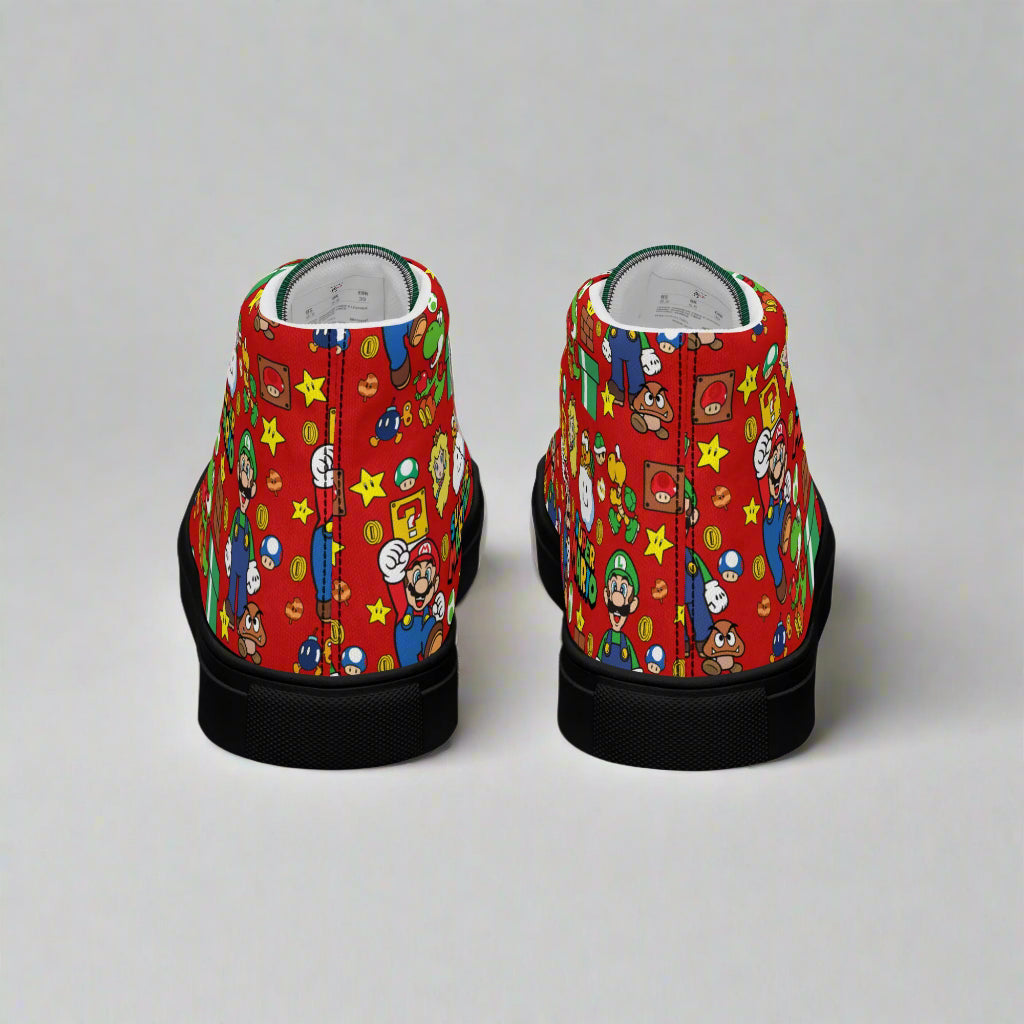 Super Mario Bros | Women & Girls High Top Sneakers - Syntax & Alchemy