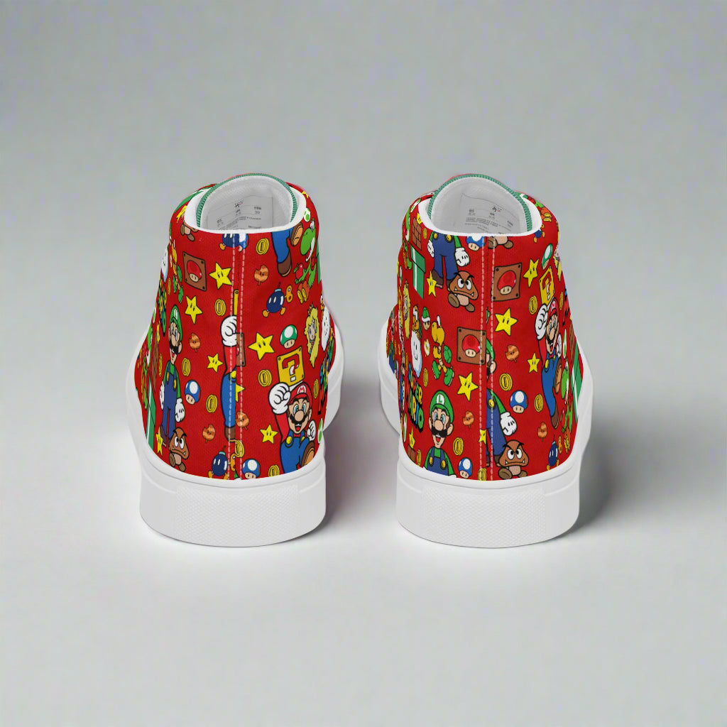 Super Mario Bros | Women & Girls High Top Sneakers - Syntax & Alchemy