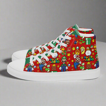 Super Mario Bros | Men & Boys High Top Sneakers - Syntax & Alchemy