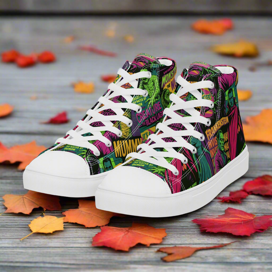 Universal Monsters | Men High Top Sneakers - Syntax & Alchemy