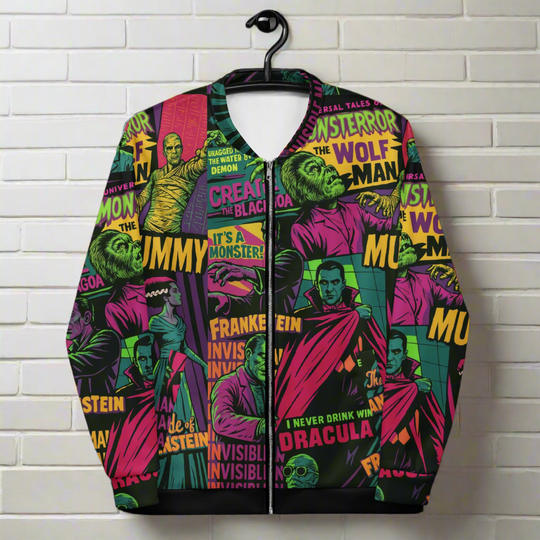 Universal Monsters | Unisex Bomber Jacket - Syntax & Alchemy