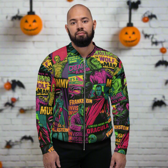 Universal Monsters | Unisex Bomber Jacket - Syntax & Alchemy