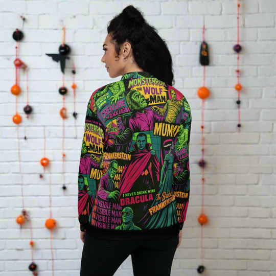Universal Monsters | Unisex Bomber Jacket - Syntax & Alchemy