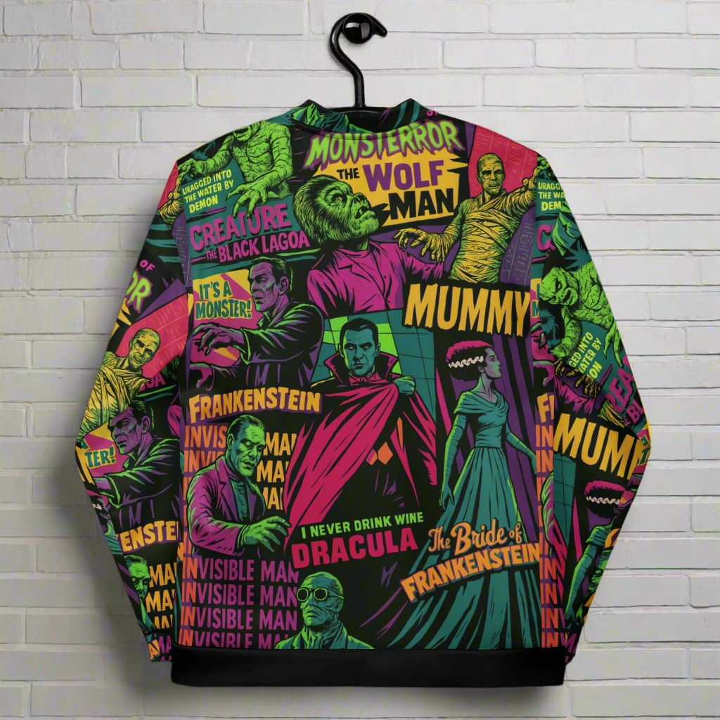 Universal Monsters | Unisex Bomber Jacket - Syntax & Alchemy