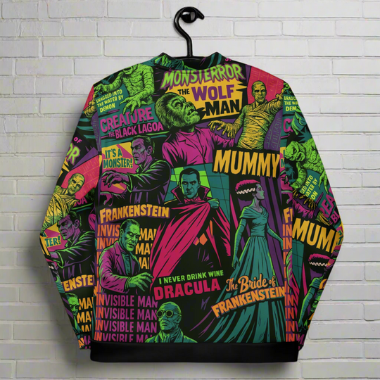 Universal Monsters | Unisex Bomber Jacket - Syntax & Alchemy