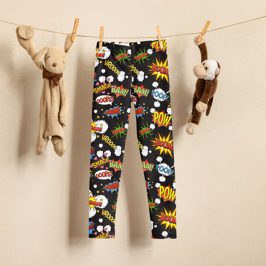 Super Wham! | Kids Soft-Stretch Leggings - Syntax & Alchemy