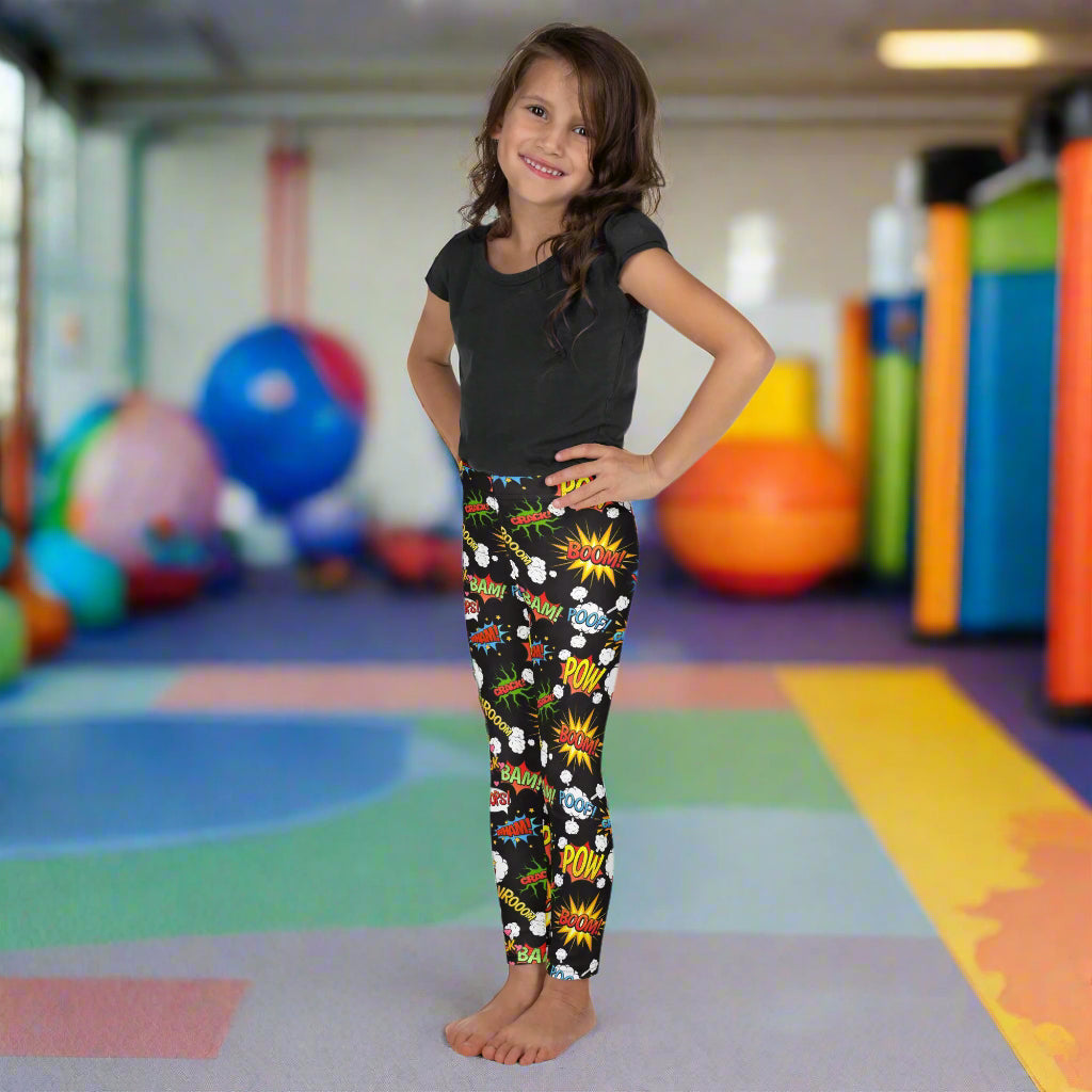 Super Wham! | Kids Soft-Stretch Leggings - Syntax & Alchemy