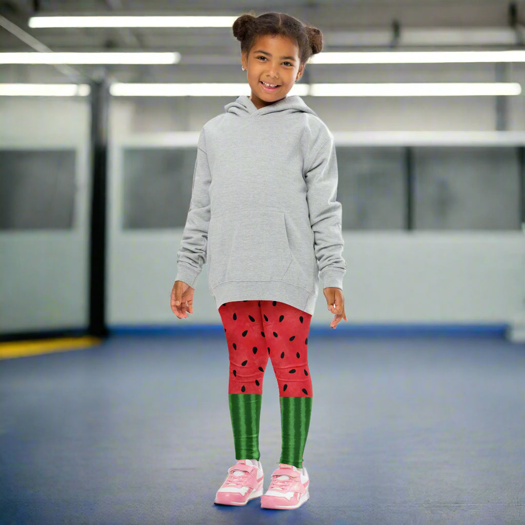 Watermelon Summer | Kids Soft-Stretch Leggings - Syntax & Alchemy