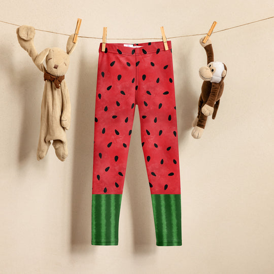 Watermelon Summer | Kids Soft-Stretch Leggings - Syntax & Alchemy