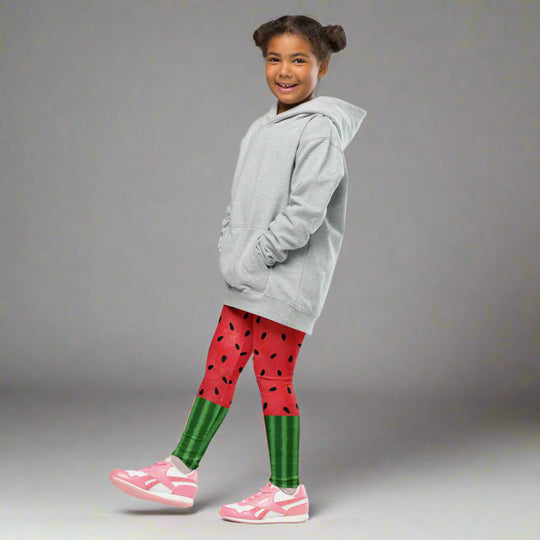 Watermelon Summer | Kids Soft-Stretch Leggings - Syntax & Alchemy
