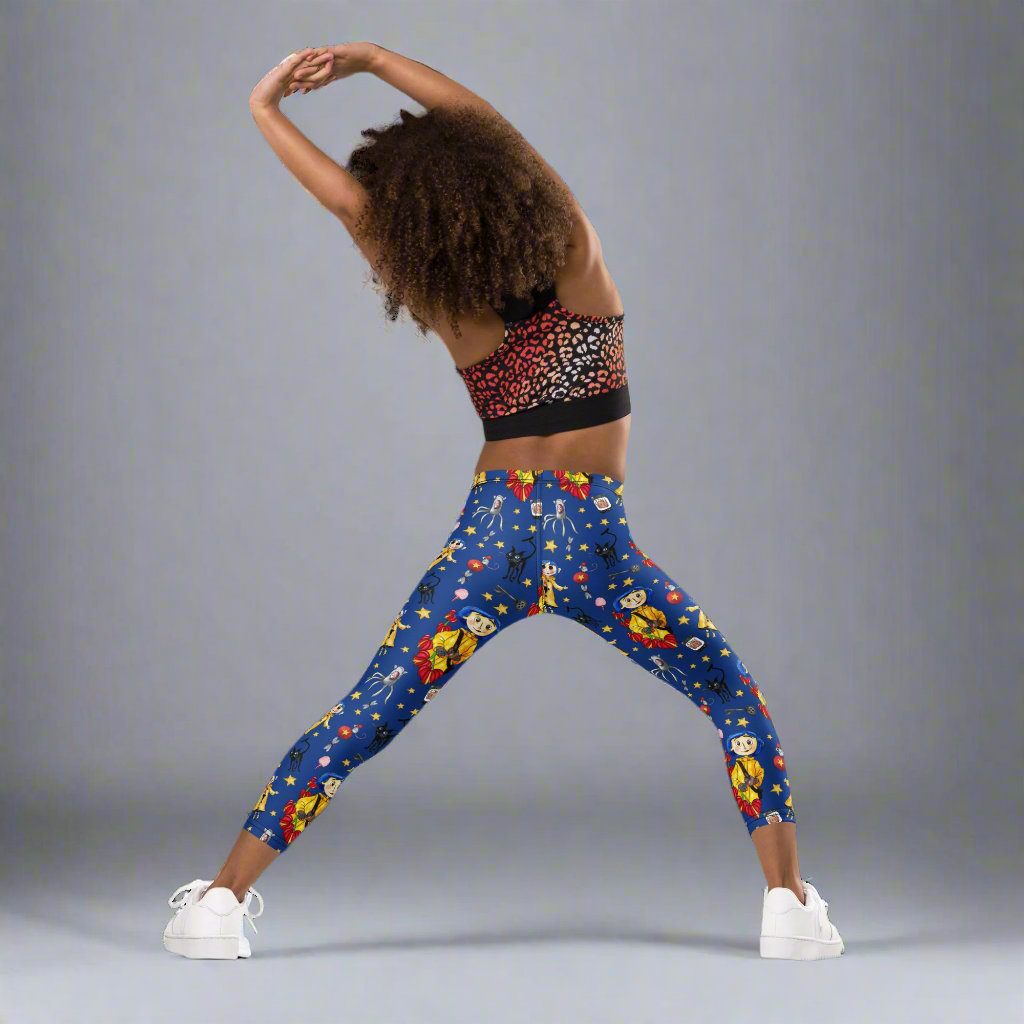 Twitchy Witchy Girl | Kids Soft-Stretch Leggings - Syntax & Alchemy