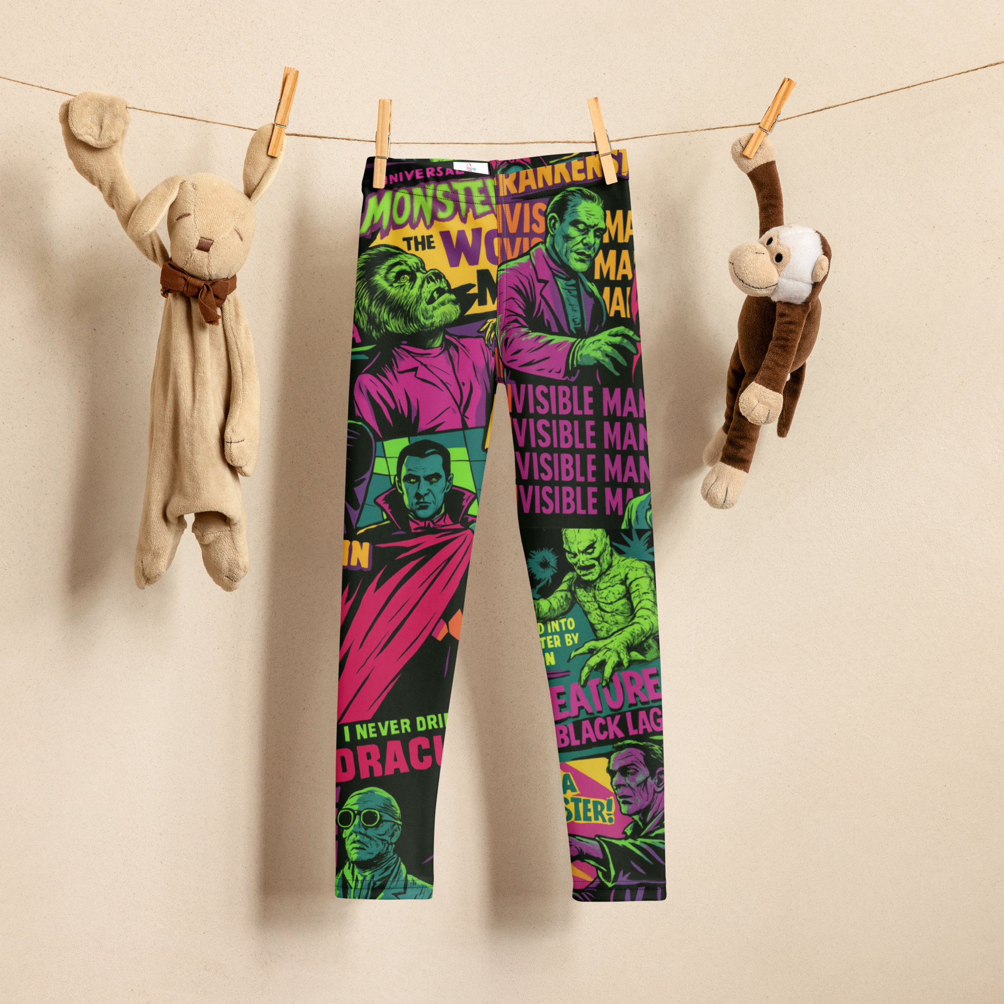 Universal Monsters | Kids Soft-Stretch Leggings - Syntax & Alchemy