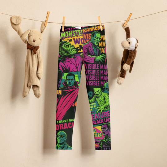 Universal Monsters | Kids Soft-Stretch Leggings - Syntax & Alchemy