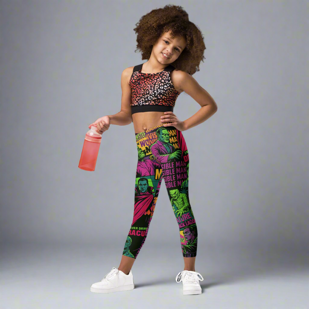 Universal Monsters | Kids Soft-Stretch Leggings - Syntax & Alchemy