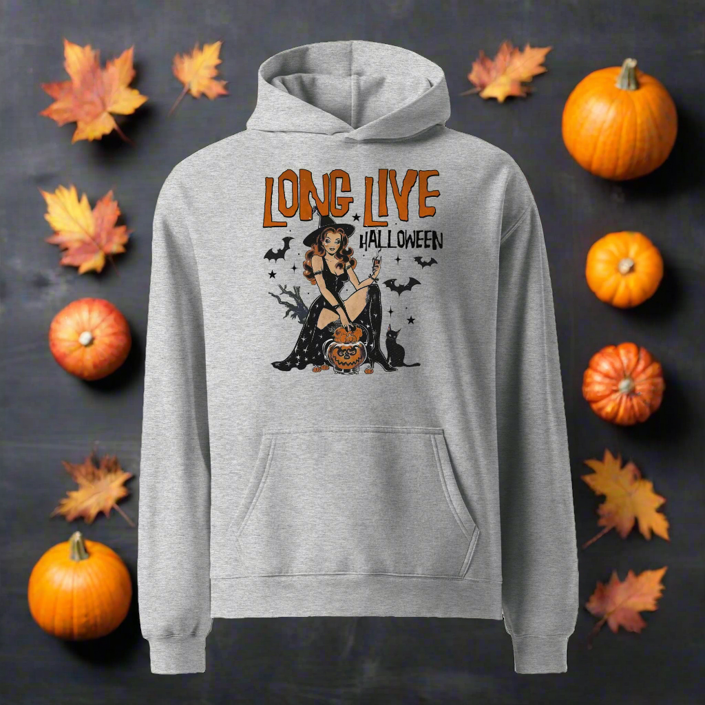 Long Live Halloween | Oversized Fleece Hoodie Oversized Fleece Hoodie Syntax & Alchemy   