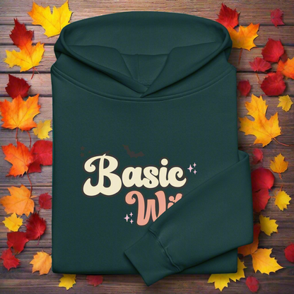 Basic Witch | Oversized Fleece Hoodie Oversized Fleece Hoodie Syntax & Alchemy Pine Green S 