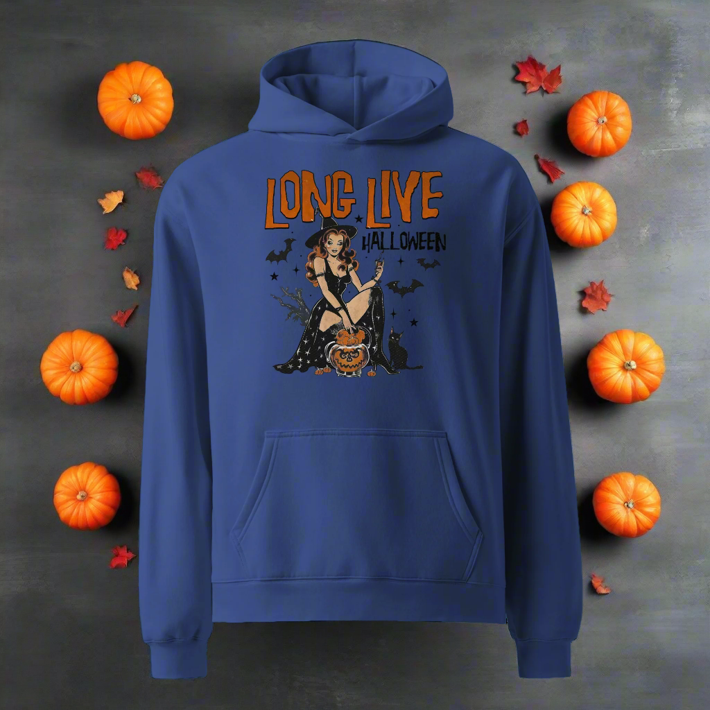 Long Live Halloween | Oversized Fleece Hoodie Oversized Fleece Hoodie Syntax & Alchemy   