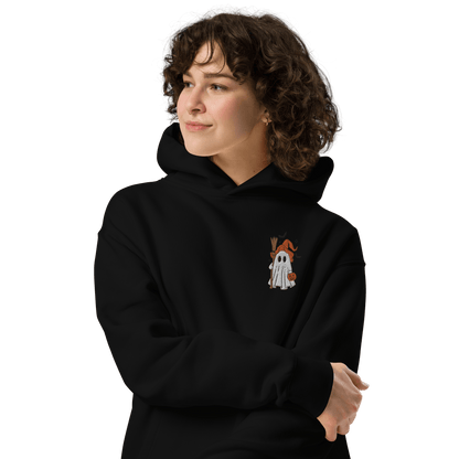 Ghost Witch | Oversized Fleece Hoodie | Embroidered Oversized Fleece Hoodie Syntax & Alchemy   