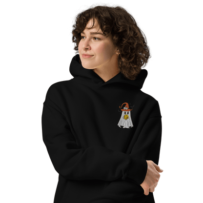 Ghost Wizard | Oversized Fleece Hoodie | Embroidered Oversized Fleece Hoodie Syntax & Alchemy   