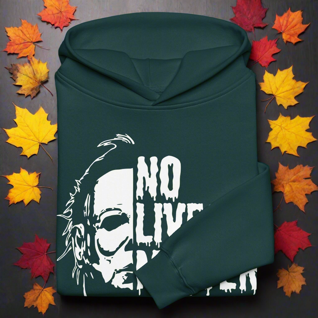 No Lives Matter | Oversized Fleece Hoodie Oversized Fleece Hoodie Syntax & Alchemy Pine Green S 