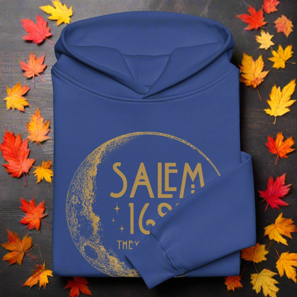 Salem 1692 | Oversized Fleece Hoodie Oversized Fleece Hoodie Syntax & Alchemy Cobalt S 