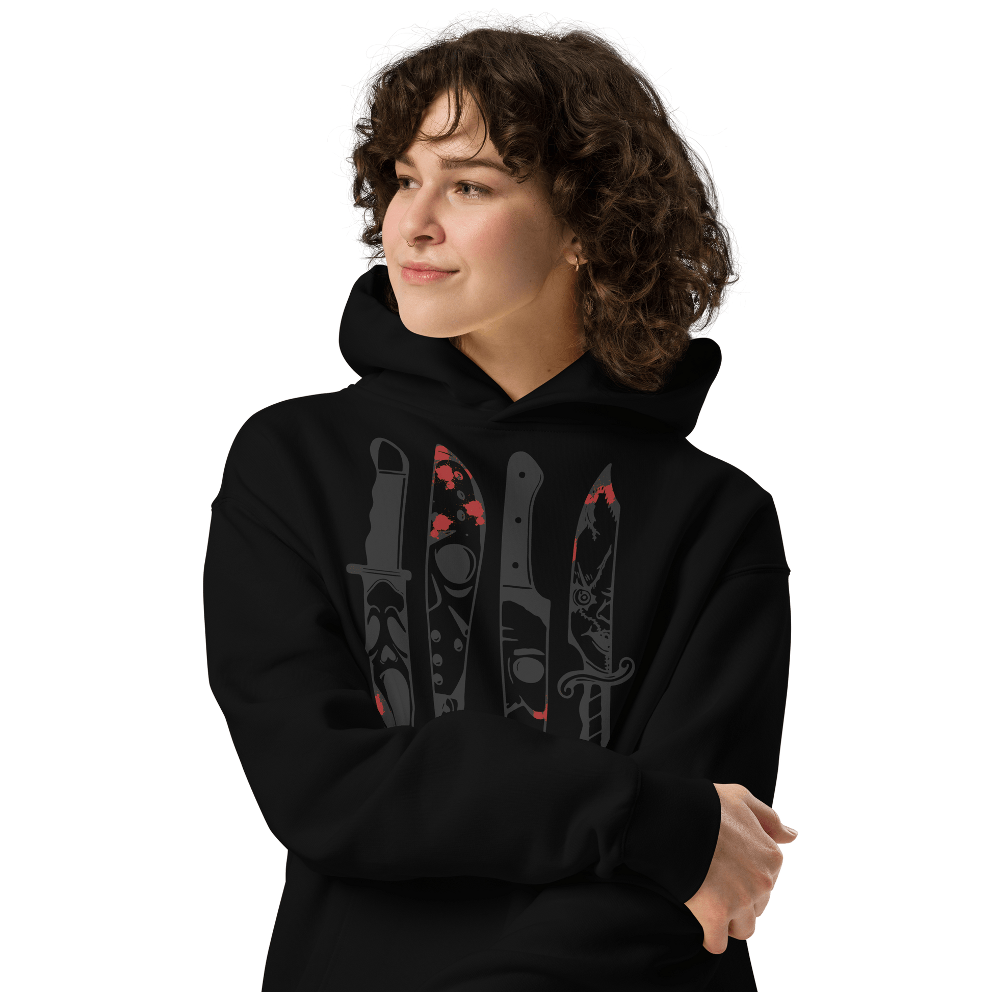 Slashers | Oversized Fleece Hoodie Oversized Fleece Hoodie Syntax & Alchemy   