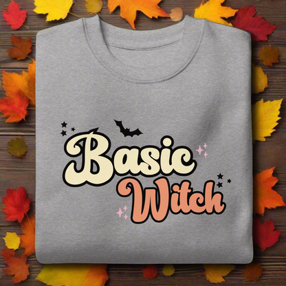 Basic Witch | Soft-Wash Sweatshirt Soft-Wash Sweatshirt Syntax & Alchemy Carbon Grey S 