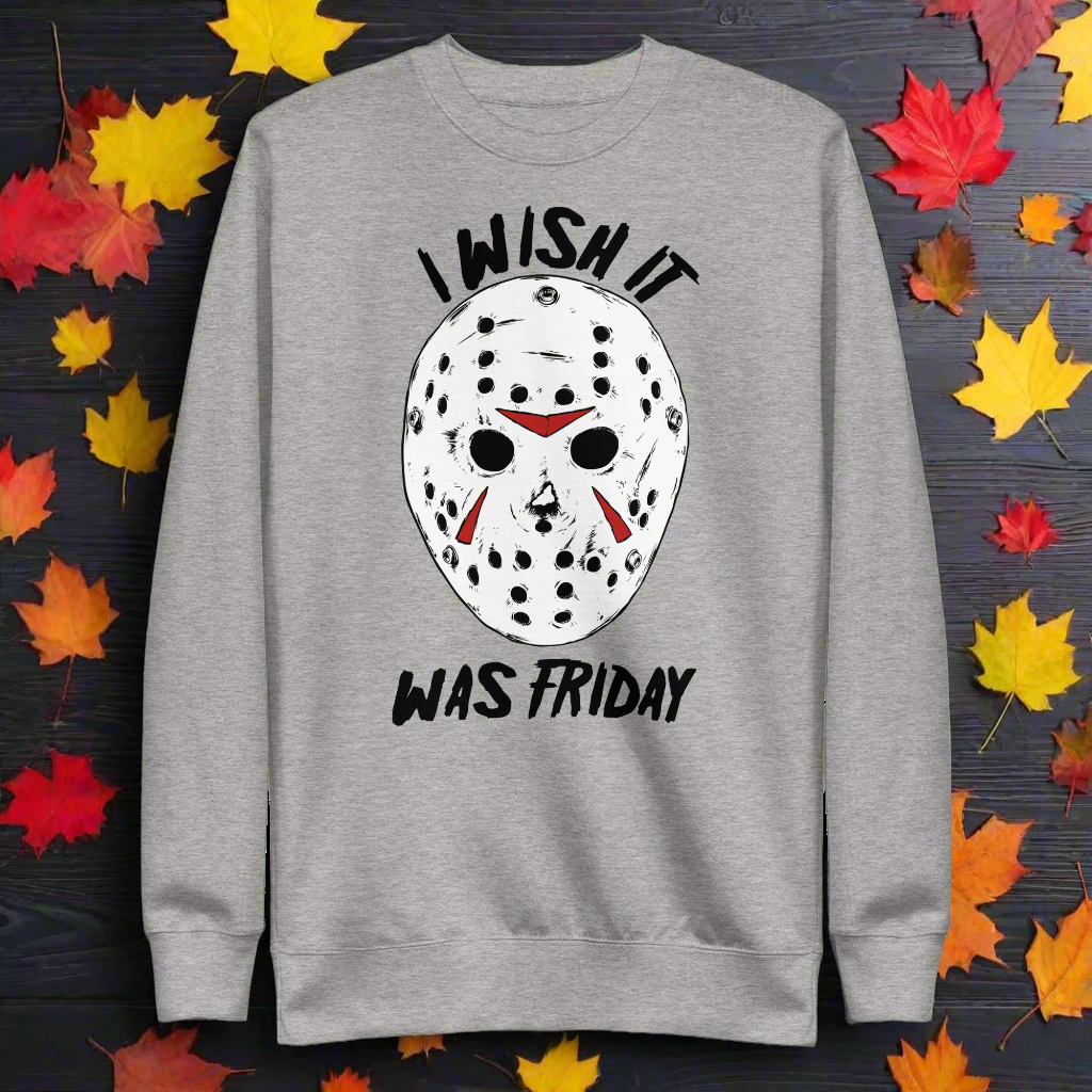 Wish It Was Friday 13th | Soft-Wash Sweatshirt Soft-Wash Sweatshirt Syntax & Alchemy   