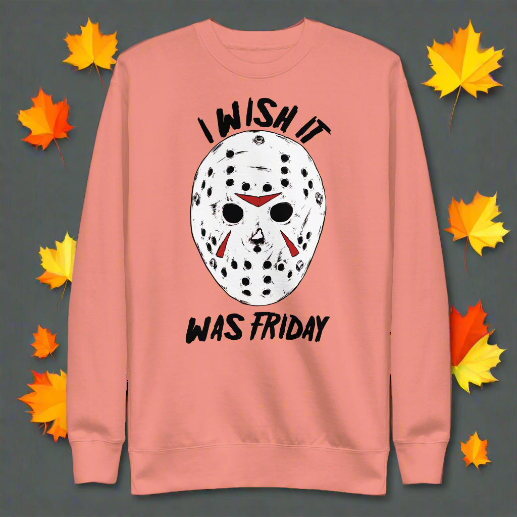 Wish It Was Friday 13th | Soft-Wash Sweatshirt Soft-Wash Sweatshirt Syntax & Alchemy   