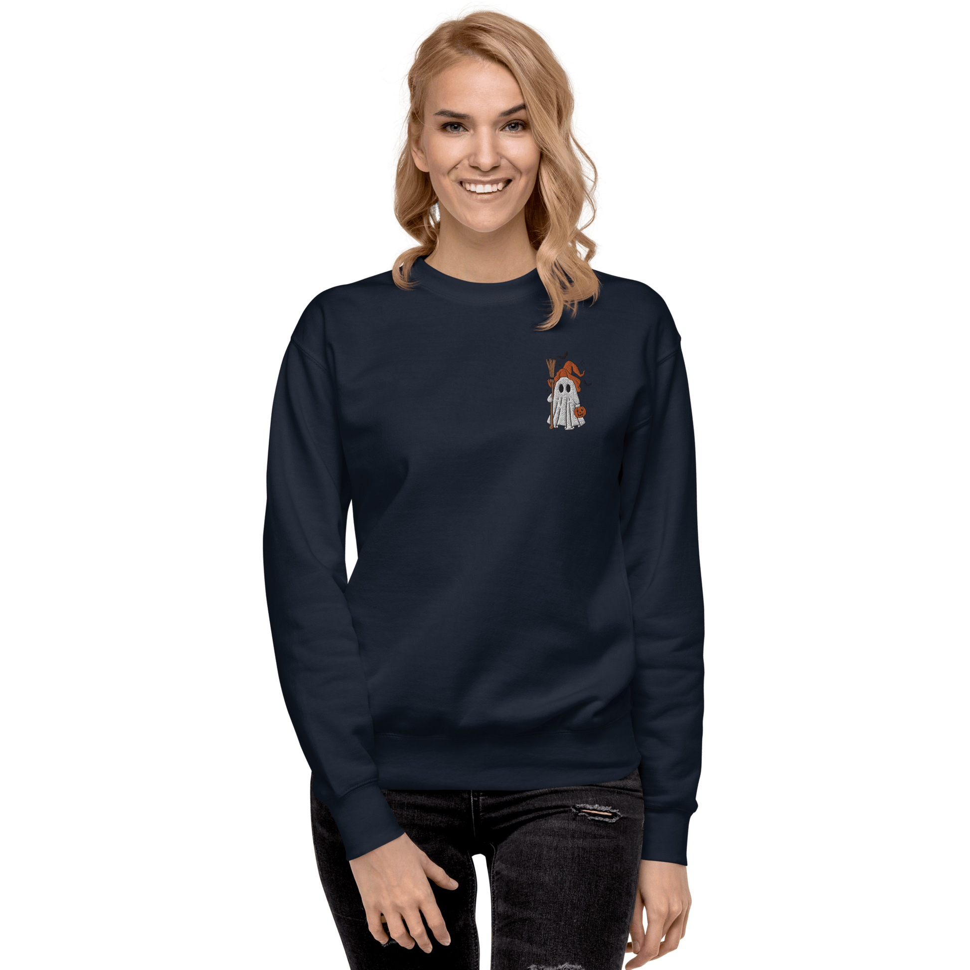 Ghost Witch | Soft-Wash Sweatshirt | Embroidered Soft-Wash Sweatshirt Syntax & Alchemy   