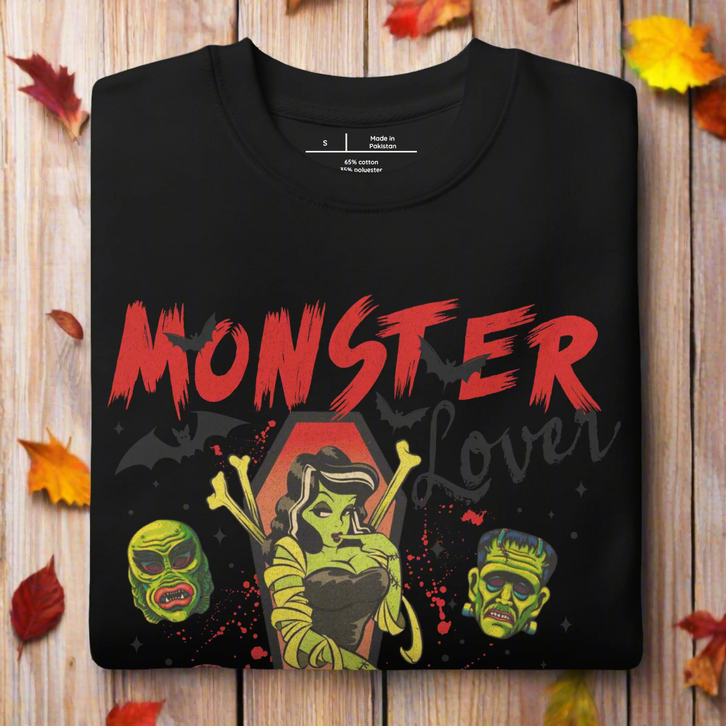 Monster Lover | Soft-Wash Sweatshirt Soft-Wash Sweatshirt Syntax & Alchemy Black S 