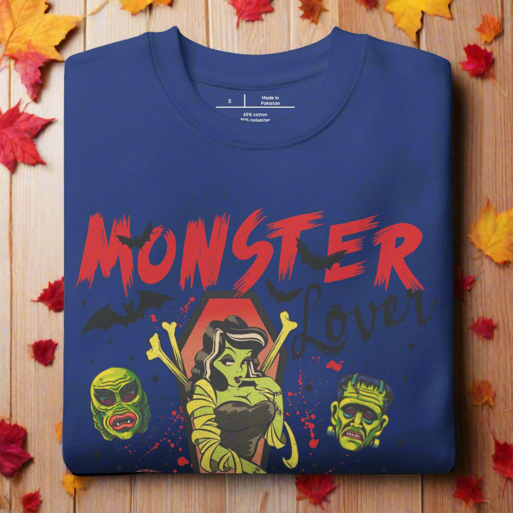 Monster Lover | Soft-Wash Sweatshirt Soft-Wash Sweatshirt Syntax & Alchemy Team Royal S 