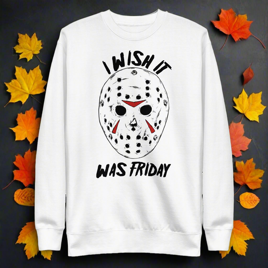 Wish It Was Friday 13th | Soft-Wash Sweatshirt Soft-Wash Sweatshirt Syntax & Alchemy   