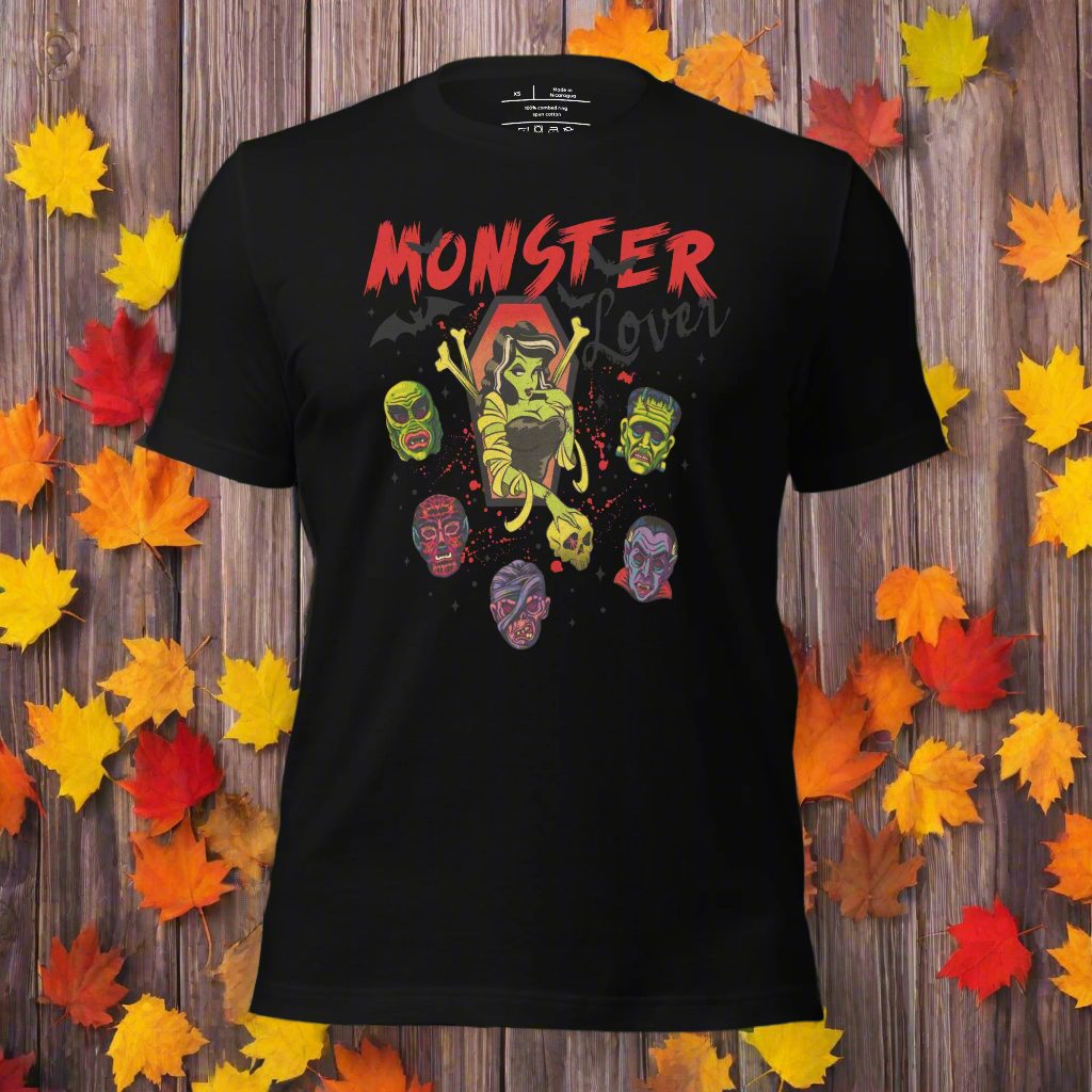 Monster Lover | Airlume Cotton T-Shirt Women's T-Shirt Syntax & Alchemy   