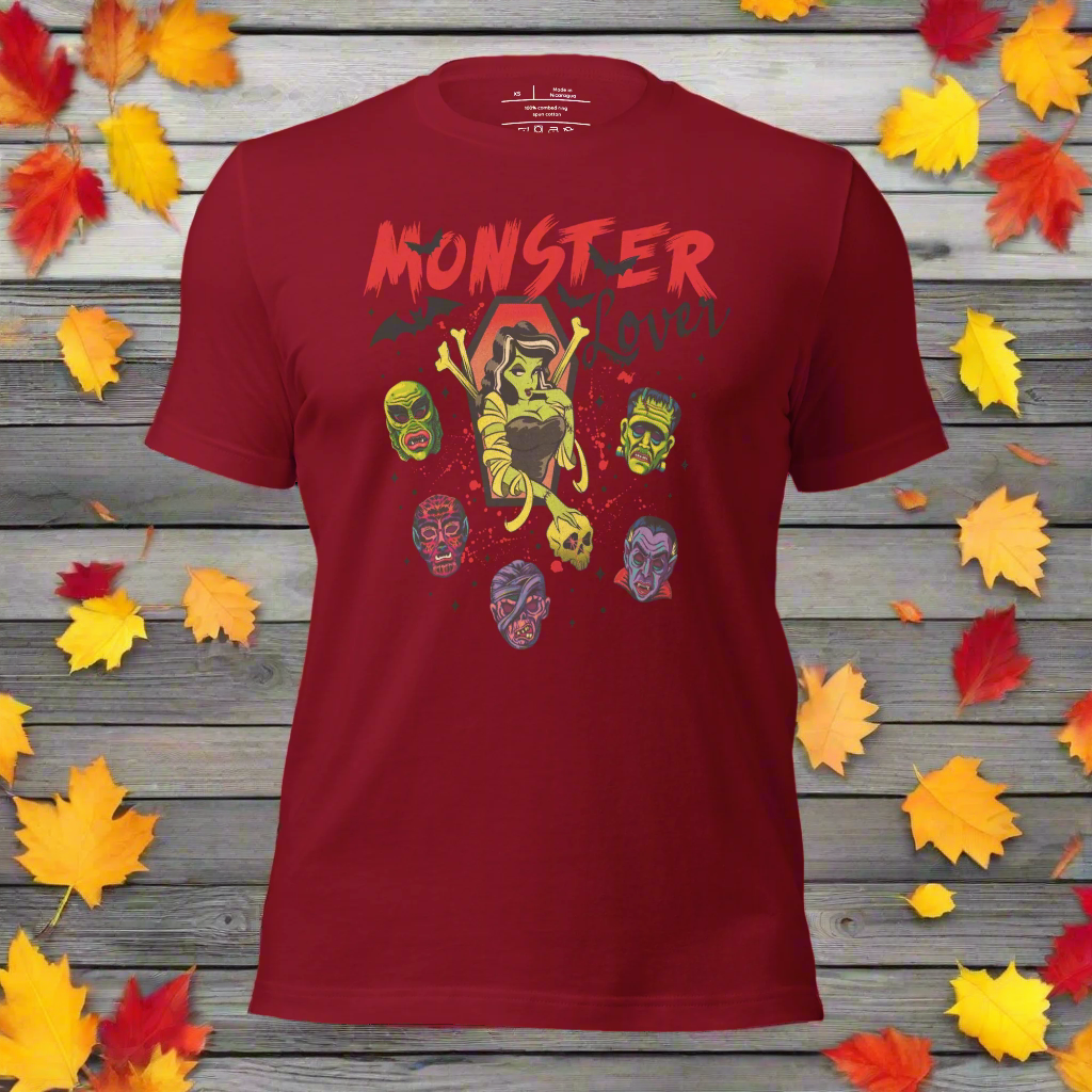 Monster Lover | Airlume Cotton T-Shirt Women's T-Shirt Syntax & Alchemy   