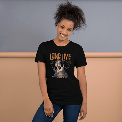 Long Live Halloween | Airlume Cotton T-Shirt Women's T-Shirt Syntax & Alchemy   