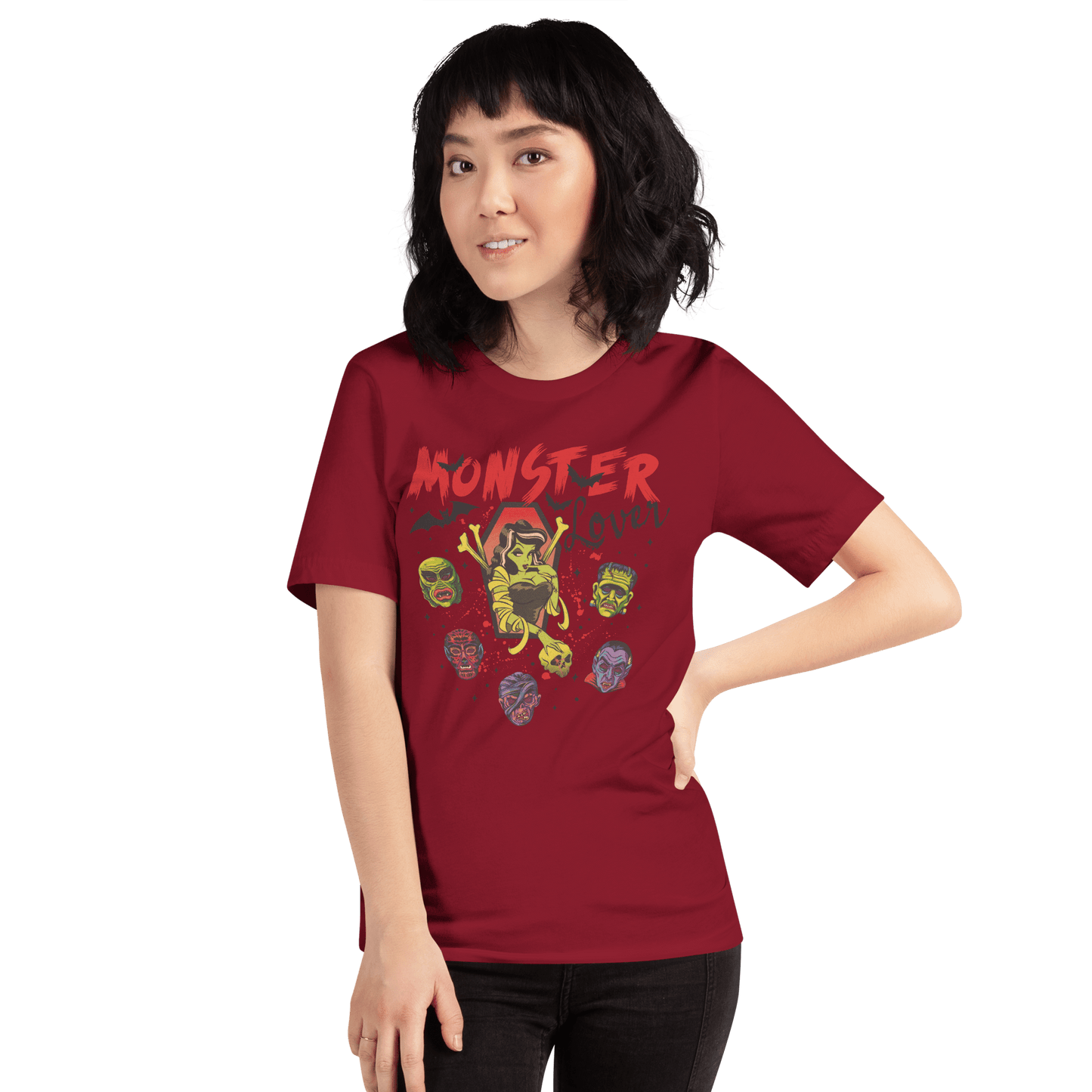 Monster Lover | Airlume Cotton T-Shirt Women's T-Shirt Syntax & Alchemy   