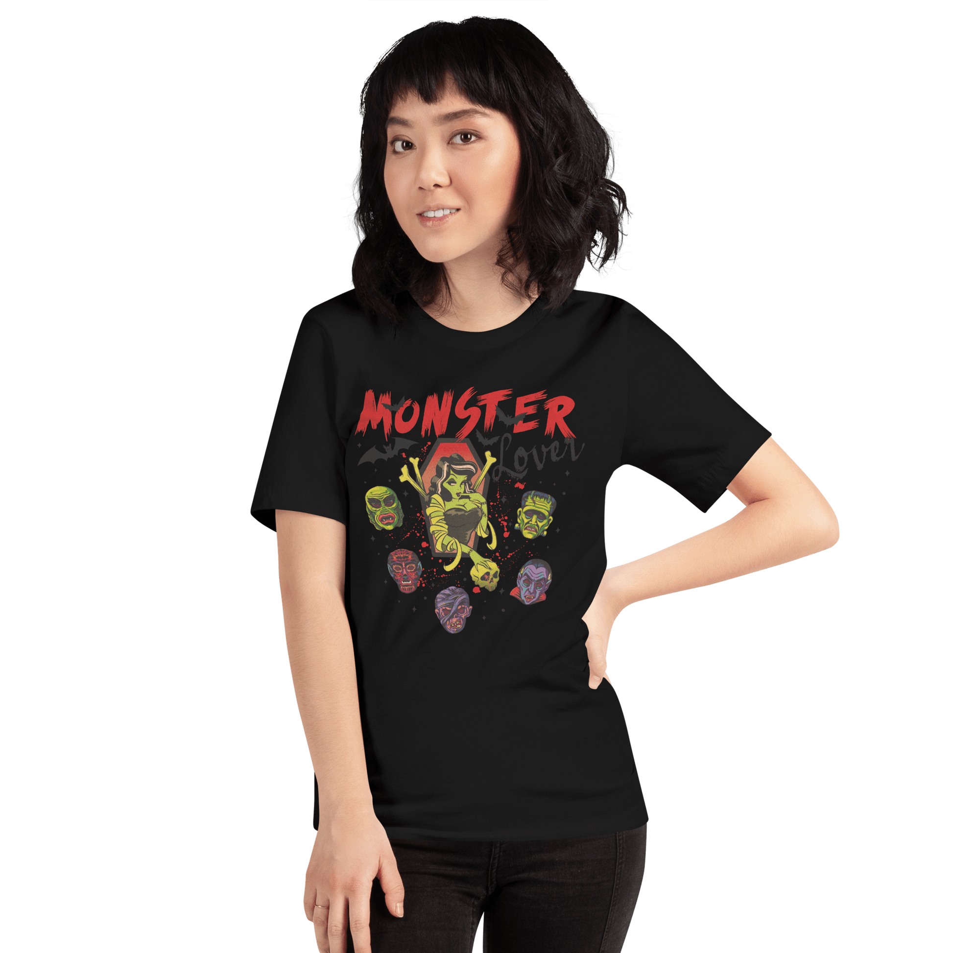 Monster Lover | Airlume Cotton T-Shirt Women's T-Shirt Syntax & Alchemy   