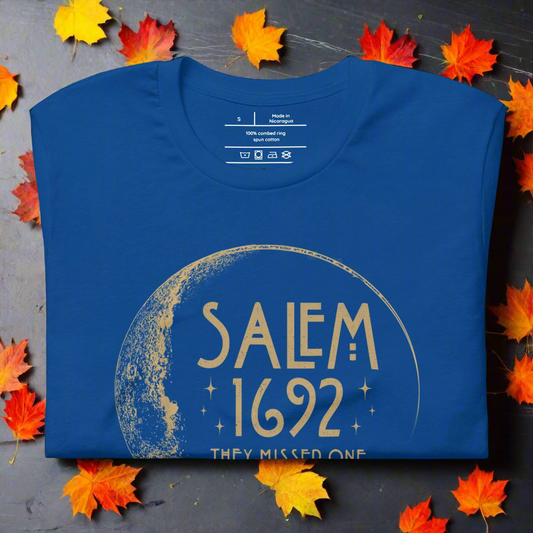 Salem 1692 | Airlume Cotton T-Shirt Women's T-Shirt Syntax & Alchemy True Royal S 