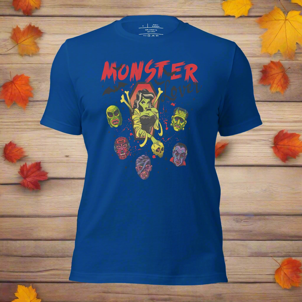 Monster Lover | Airlume Cotton T-Shirt Women's T-Shirt Syntax & Alchemy   